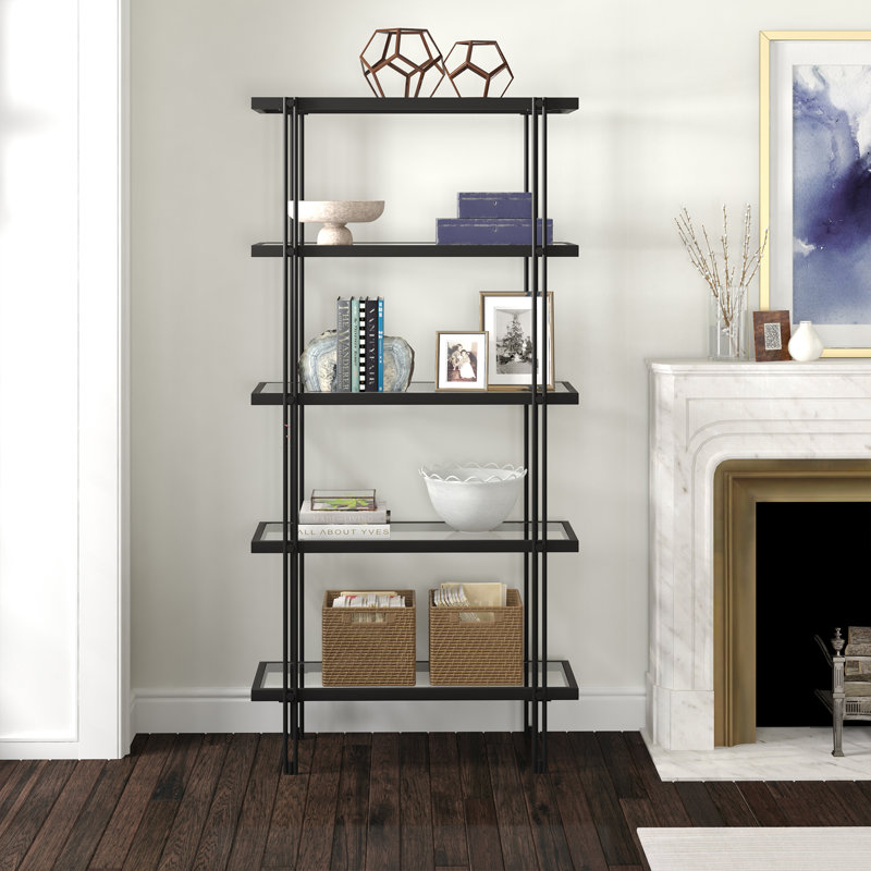 17 Stories Etagere Bookcase Wayfair